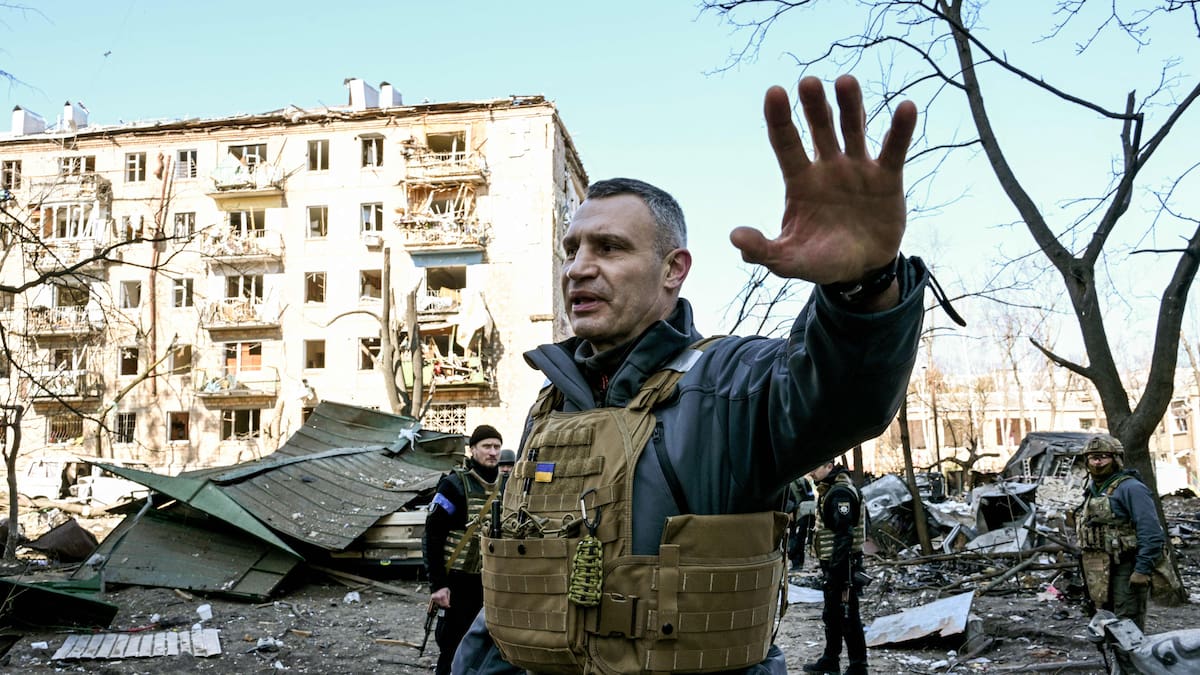“Rusia nunca llegará a Kiev”: Vitali Klichkó, alcalde de la capital de Ucrania