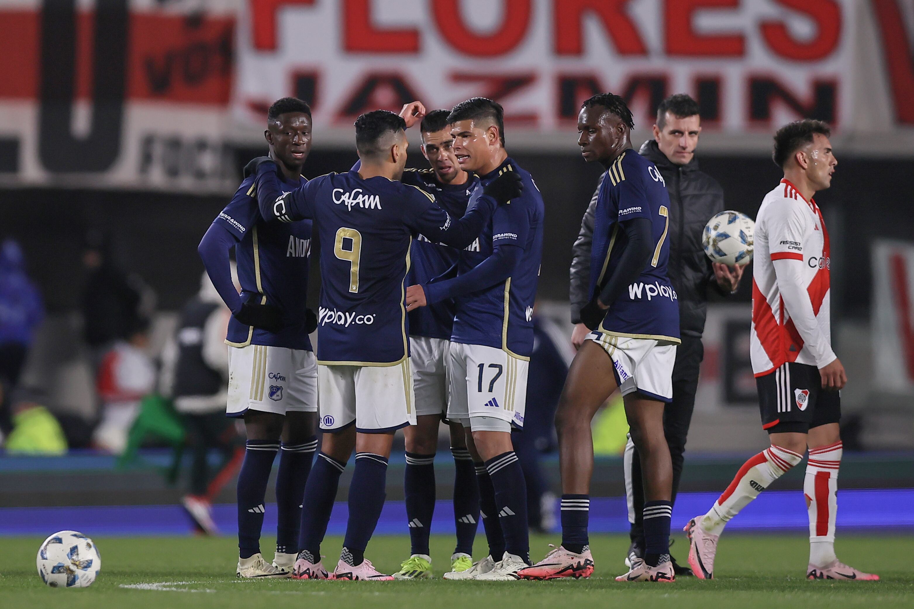 Jugadores de Millonarios. EFE/ Str