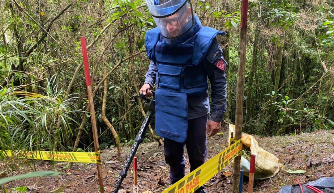 Jornada de desminado manual