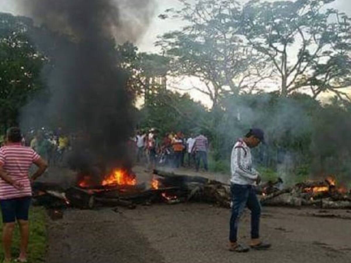Bloqueo de vía en Córdoba por abandono estatal