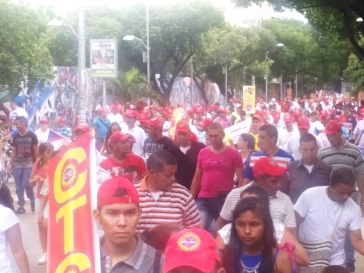 Los cucuteños marchan por el derecho al trabajo