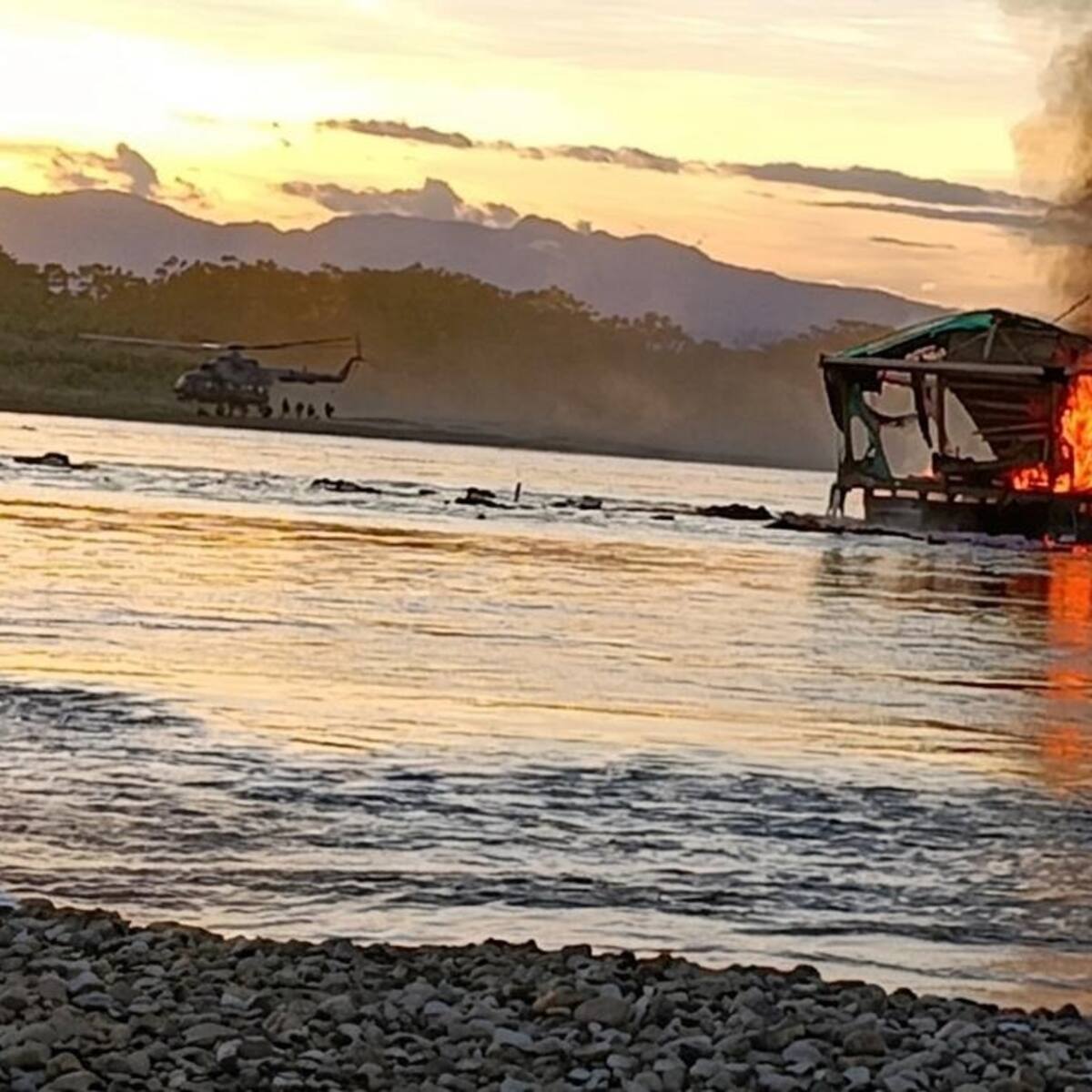 Ejército destruyó maquinaria ilegal avaluada por más de $2.046 millones en Putumayo
