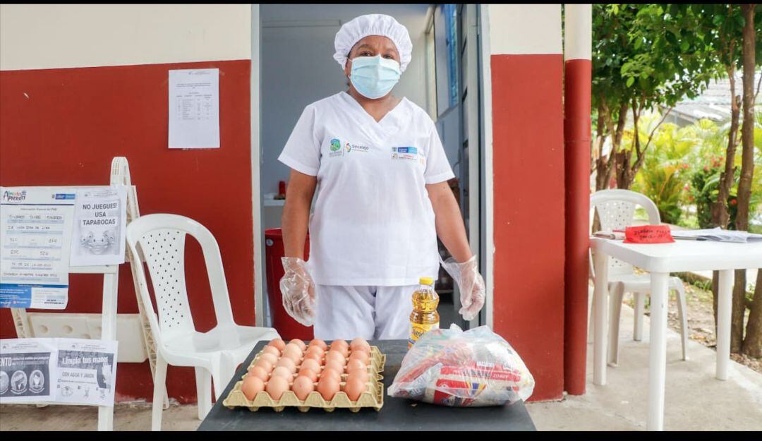 La cuarta entrega de alimentos debía llegar a los estudiantes entre el 2 de junio y el 23 de julio. 