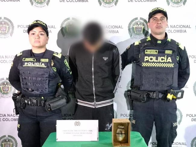 Fue capturado un hombre que caminaba por el centro de Bogotá con una granada de fragmentación