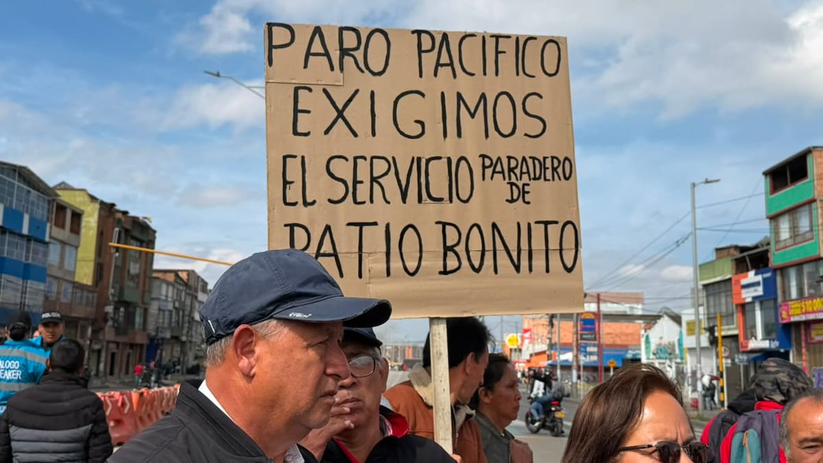 Habitantes en Bogotá exigen la apertura de la troncal Avenida Ciudad de Cali