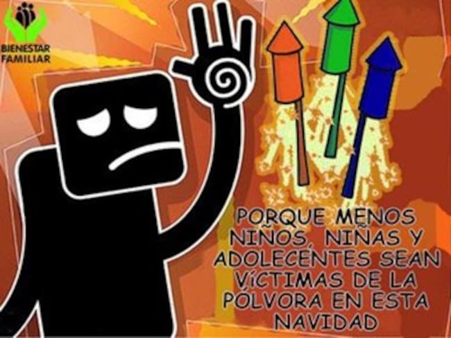 En Bogotá lanzan campaña contra el uso de la pólvora