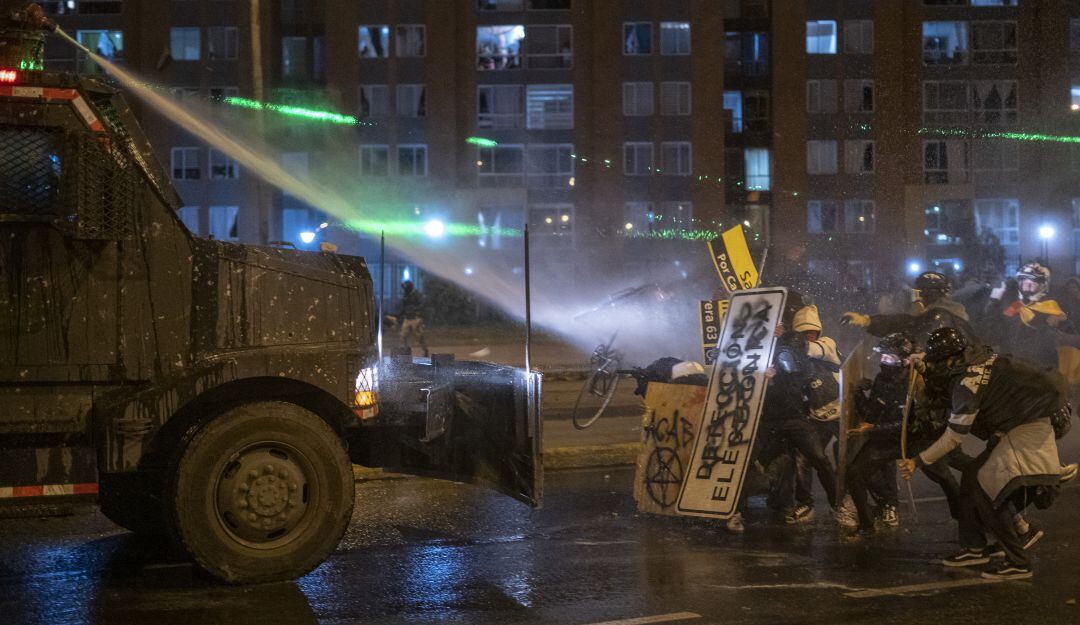 Respuesta policial a las manifestaciones convocadas el 19 de mayo en Bogotá. 