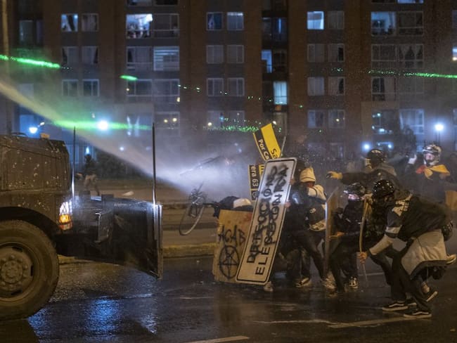 Respuesta policial a las manifestaciones convocadas el 19 de mayo en Bogotá. 