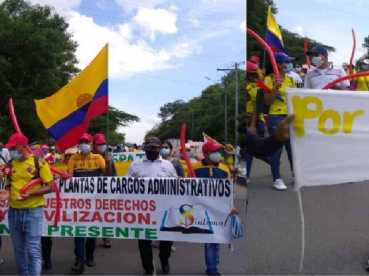 Sindicatos nuevamente marcharon en Cúcuta por el paro nacional