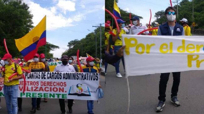 Nueva marcha en el paro nacional