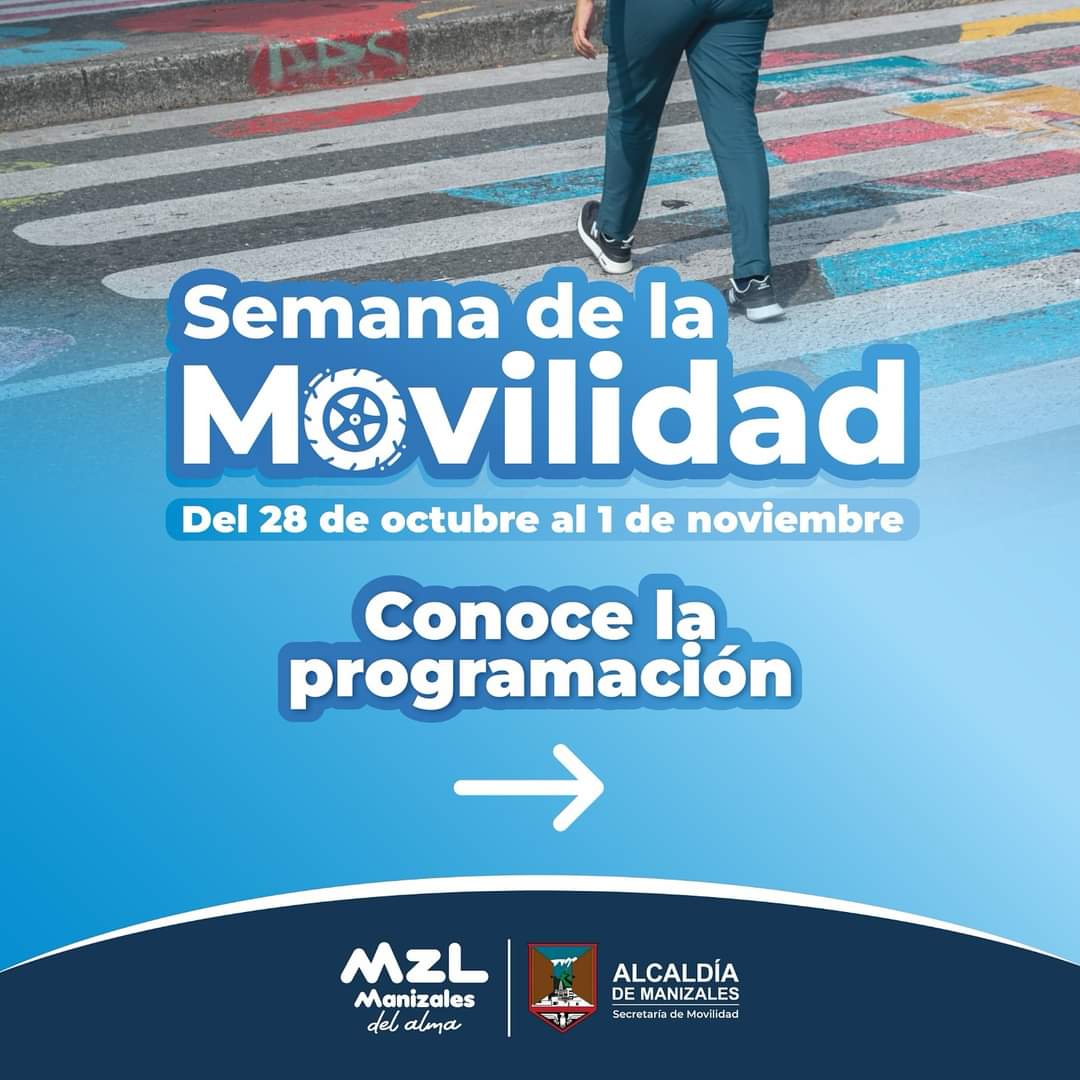 La Semana de la movilidad va del 28 de octubre al 1 de noviembre.