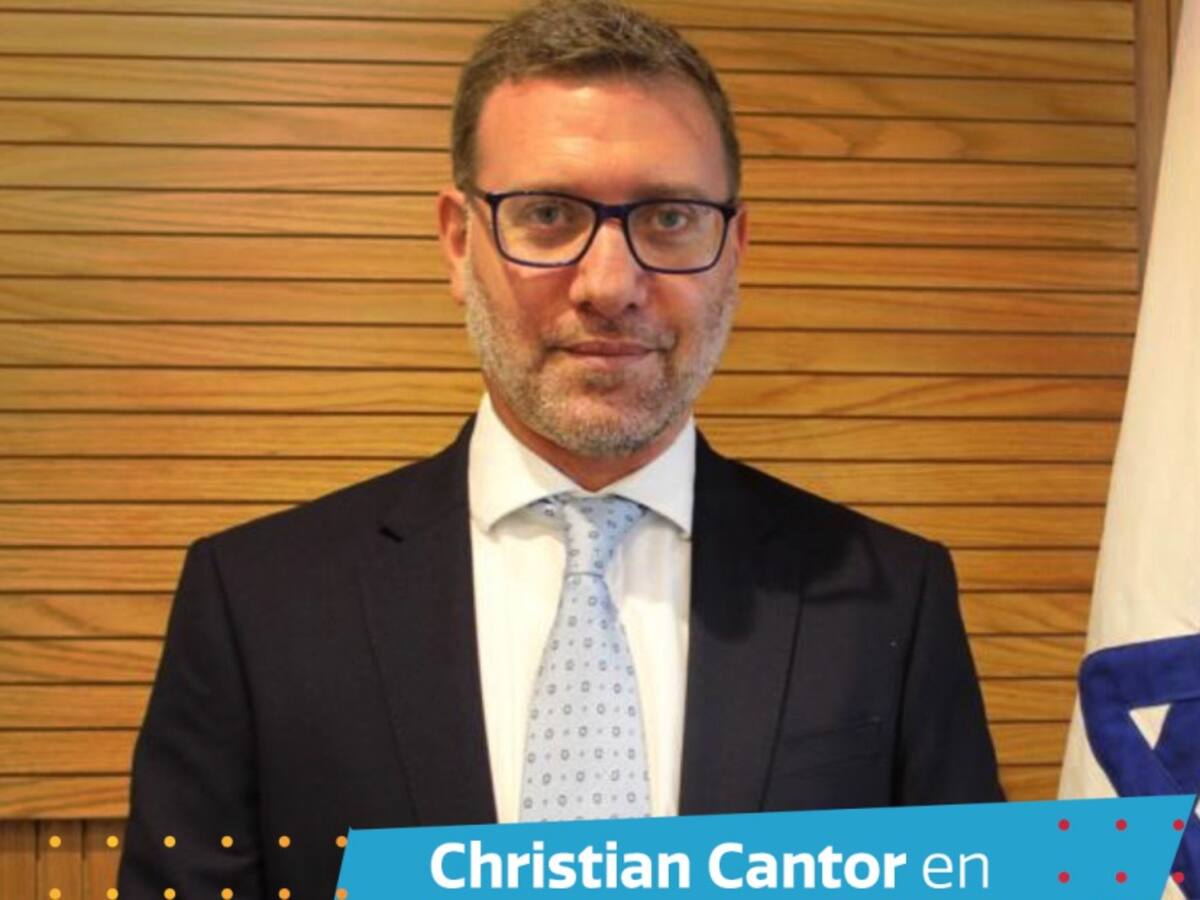 Christian Cantor y la Embajada de Israel
