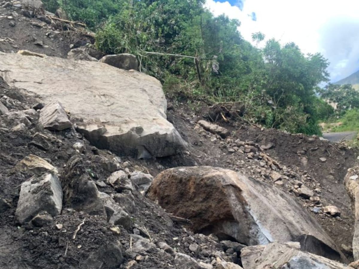 Por derrumbe incomunicados Paya y Pisba con el centro de Boyacá