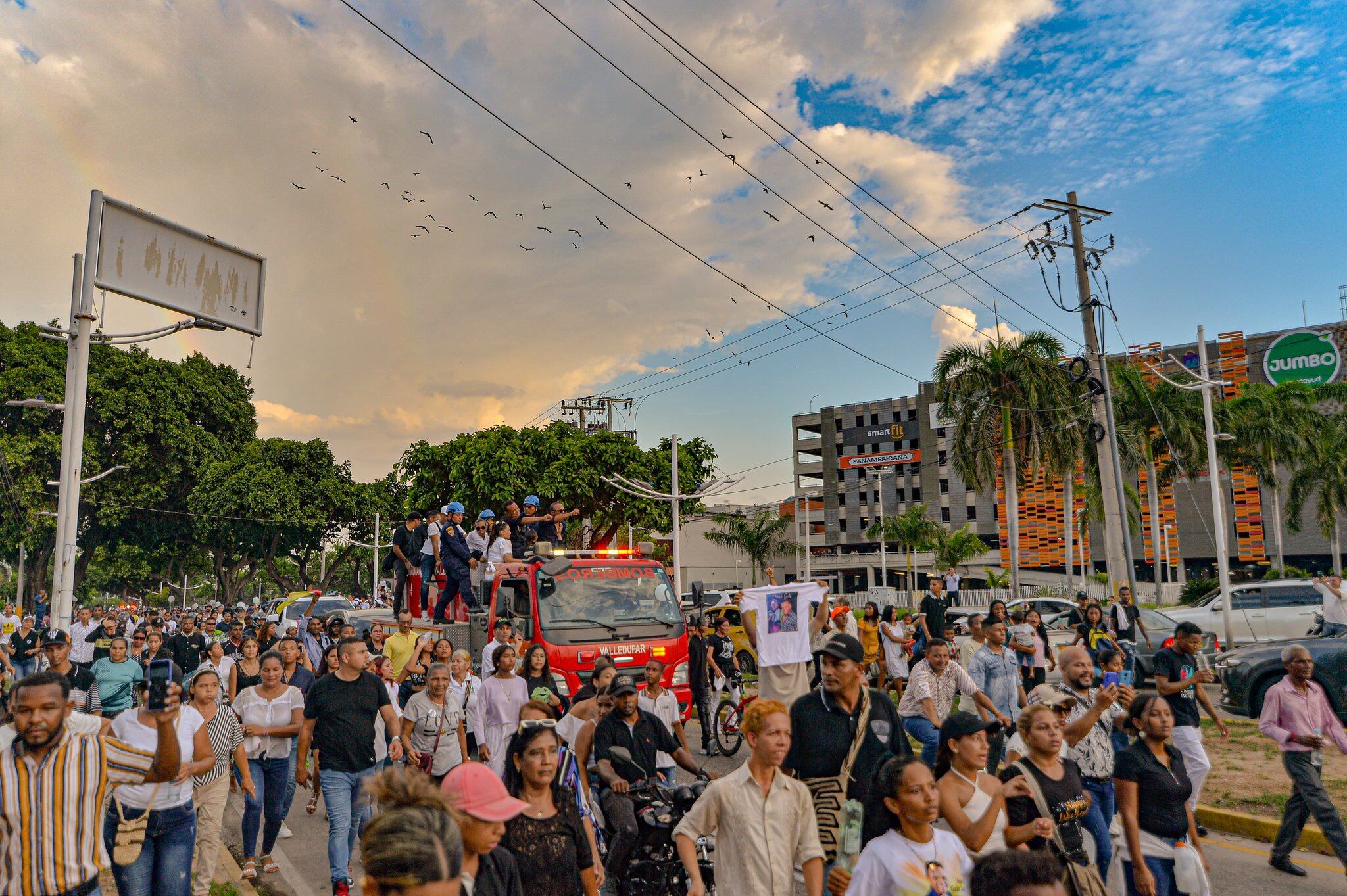 Sepelio de Omar Geles. Foto: Gobernación del Cesar