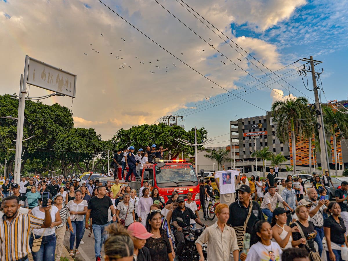 El último adiós de Omar Geles en Valledupar