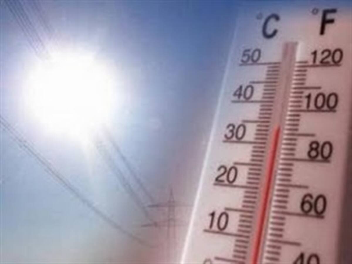 Instalan termómetro en Santiago para lanzar campaña contra cambio climático