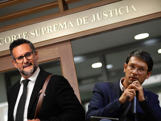 El abogado Miguel Ángel del Río y el exgobernador de Nariño, Camilo Romero