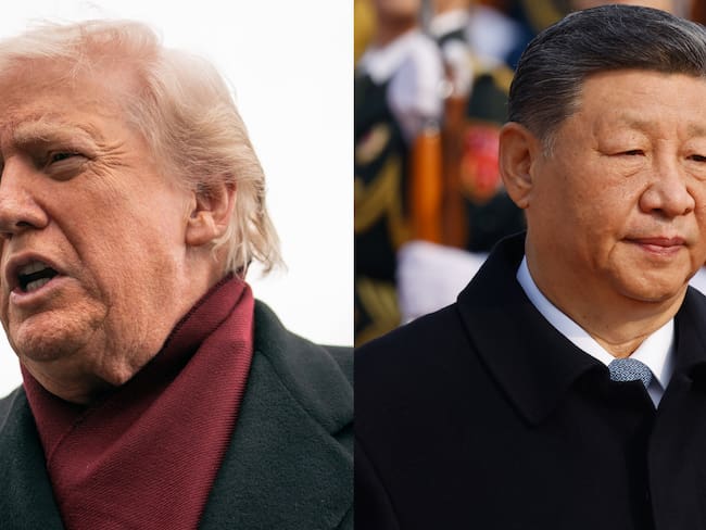 Presidente de Estados Unidos, Donld Trump, Presidente de China, Xi Jinping. Foto: Allison Robbert/For The Washington Post via Getty Images/ Maxim Shemetov-Pool/Getty Images