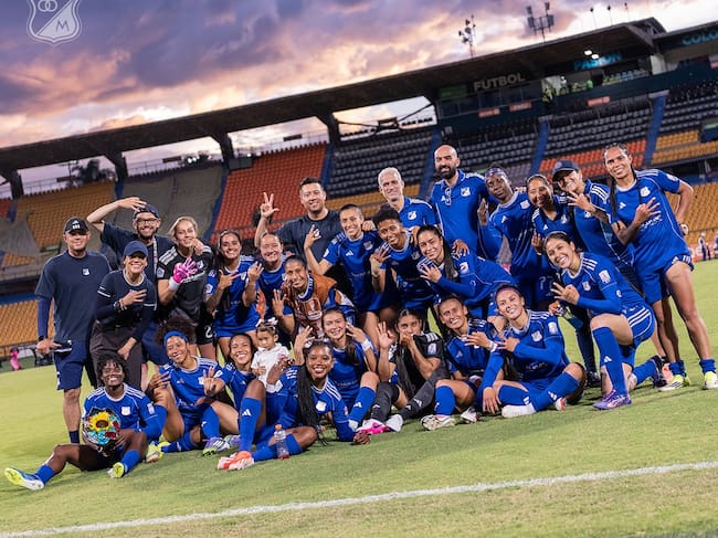 Millonarios le ganó el clásico a Nacional: tabla de posiciones de cuadrangulares en Liga Femenina / @MillosFcFem