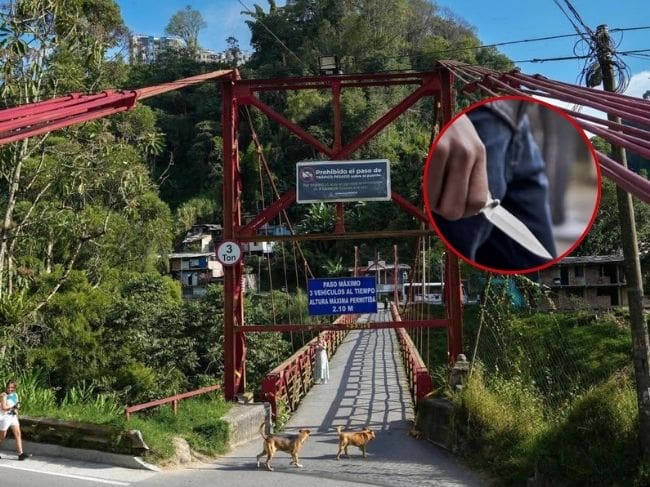 La riña ocurrió en inmediaciones del Puente Olivares, en la capital de Caldas.