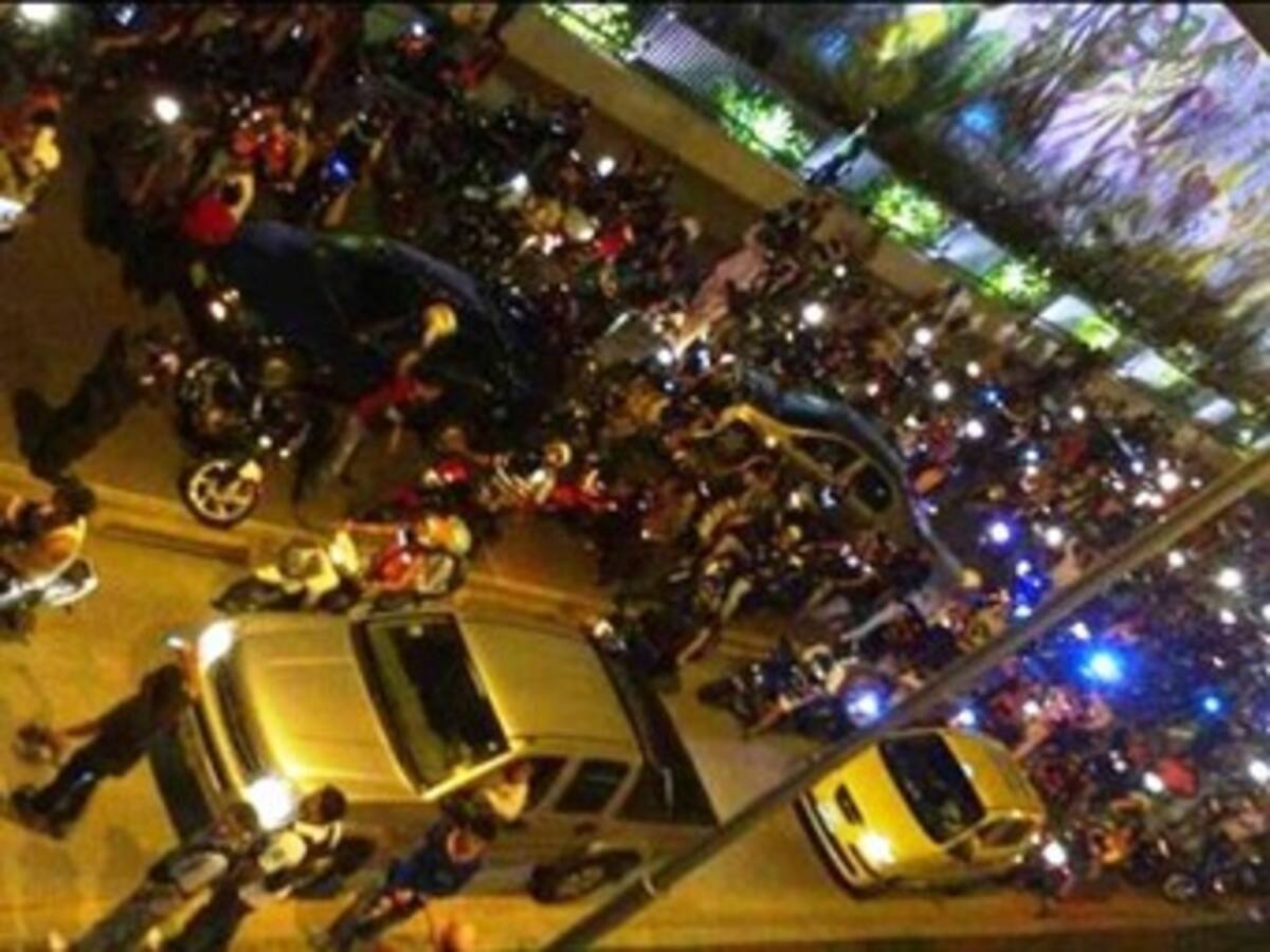 Motociclistas bloquearon vías en Bucaramanga en protesta por regulación de tránsito