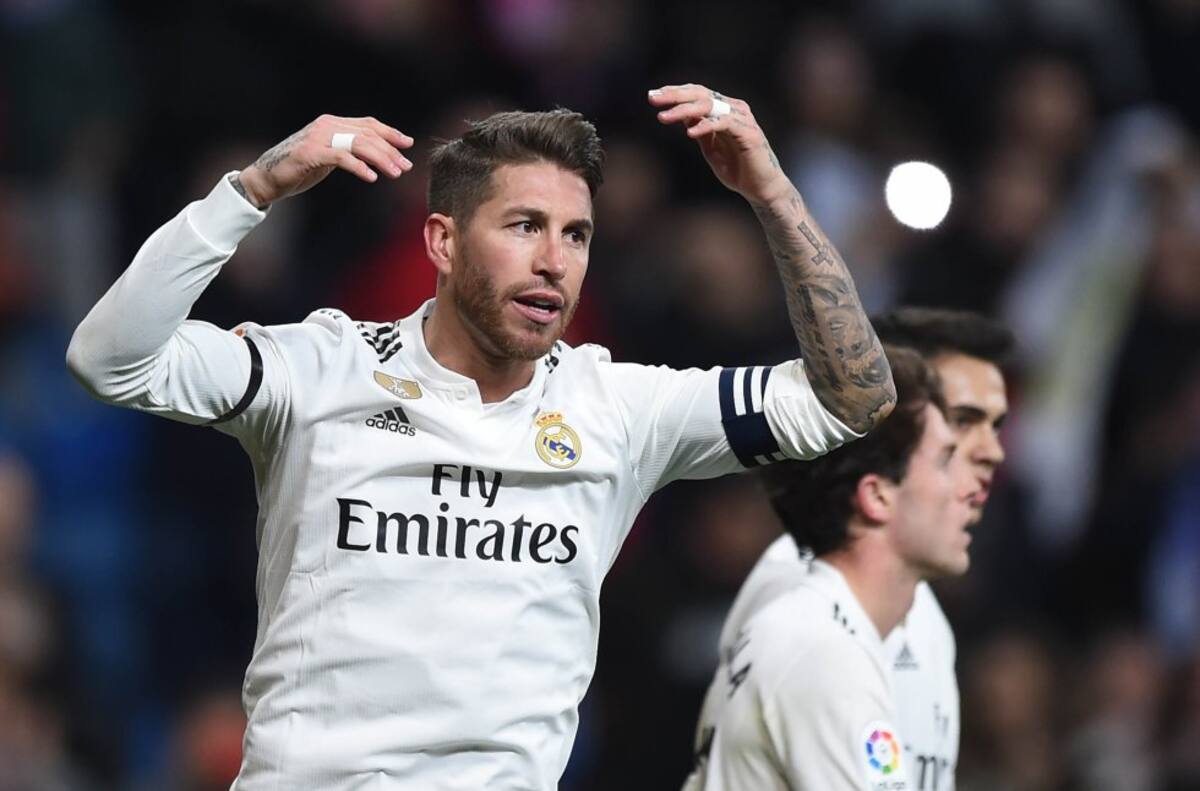 Sergio Ramos, defensor central del Real Madrid.