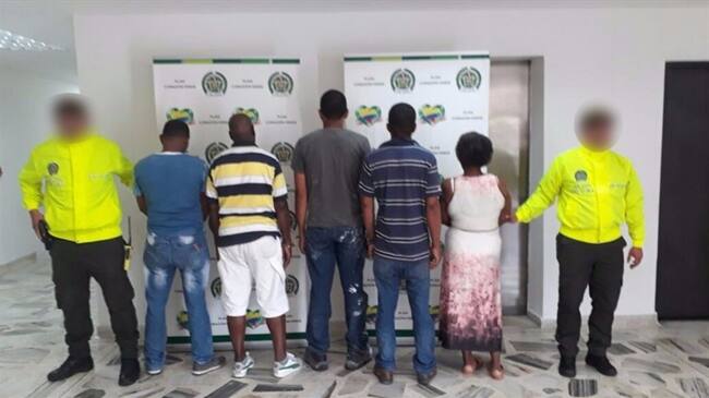 Capturan integrantes de banda dedicada al microtráfico en Buenaventura. Foto: cortesía: Policía Valle del Cauca