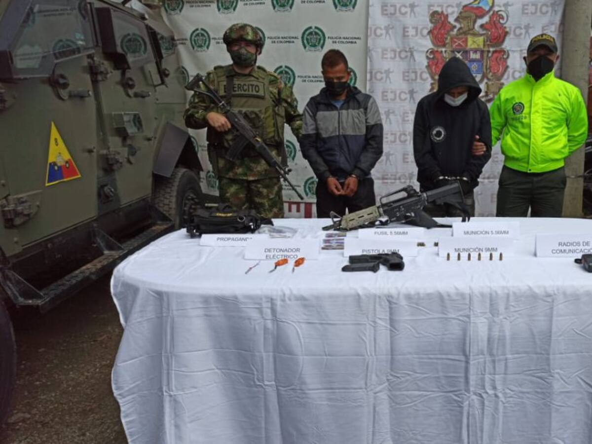 Capturan a dos disidentes que asesinaron presuntamente a un policía