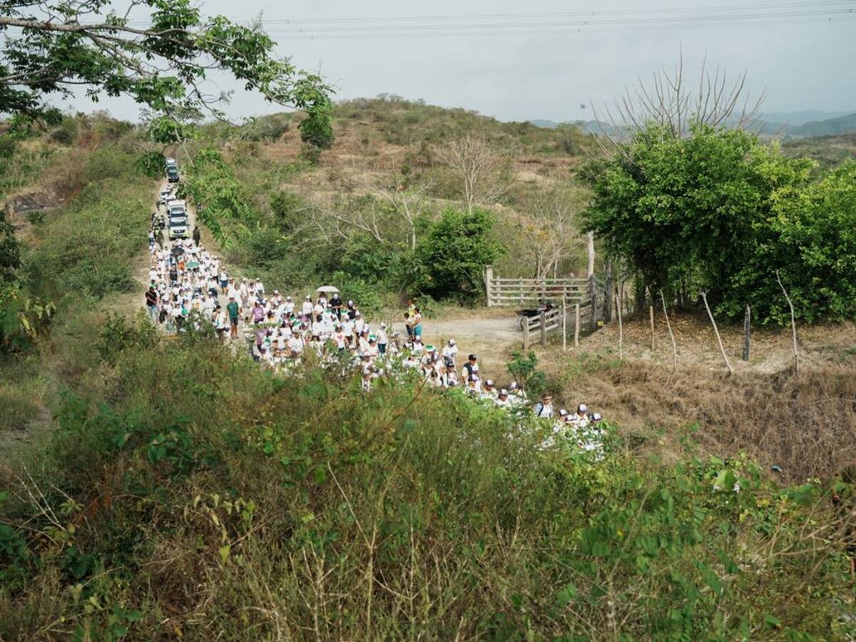 Mujeres de Montes de María marchan por equidad de género y en rechazo a la violencia sexual