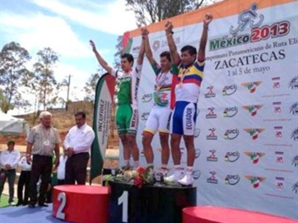 Jonathan Paredes ganó medalla de oro en categoría élite del Panamericano de Ruta en México