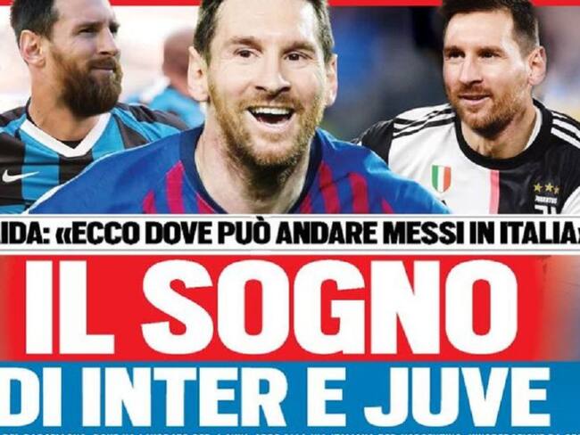 “El sueño del Inter y la Juve”, dos grandes de la Serie A quieren a Messi