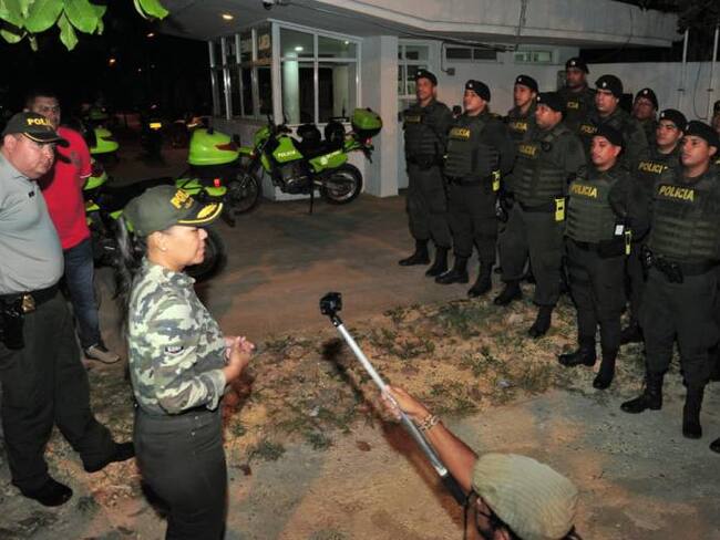 Alcaldesa de Cartagena dirigió operativos de seguridad nocturnos