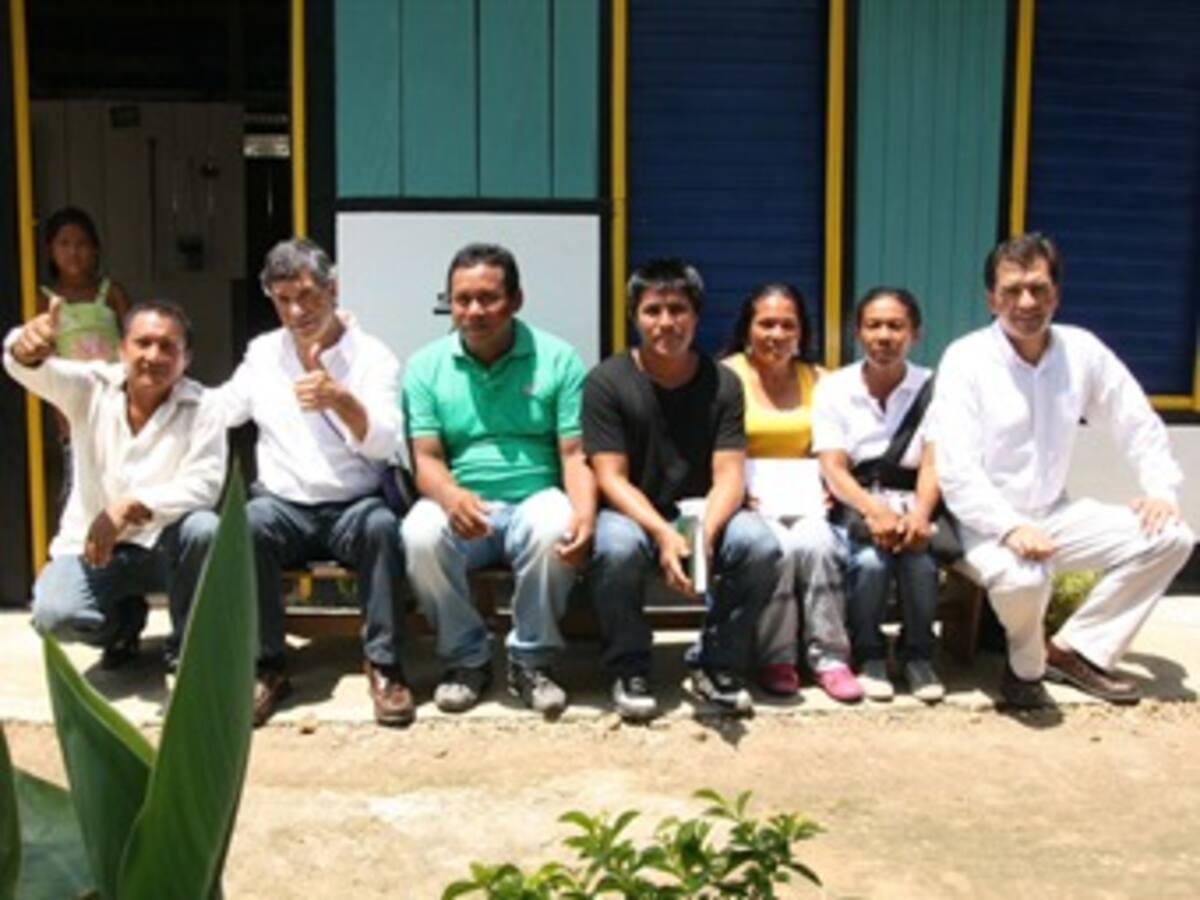 Comunidad indígena presentó ante Mintrabajo y Sena viviendas construidas por la comunicad