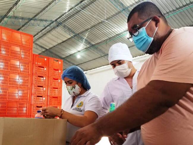 Secretaría de Educación supervisa centro de acopio del Plan de Alimentación Escolar