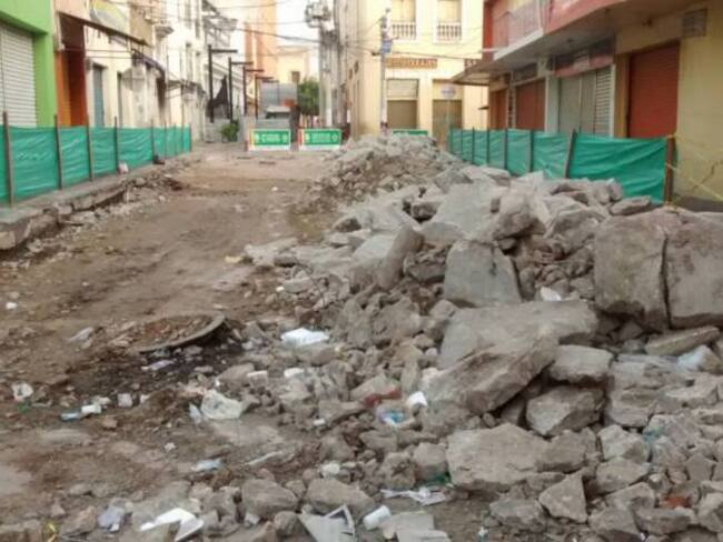 Los comerciantes del centro de Barranquilla piden que se agilicen obras de peatonización