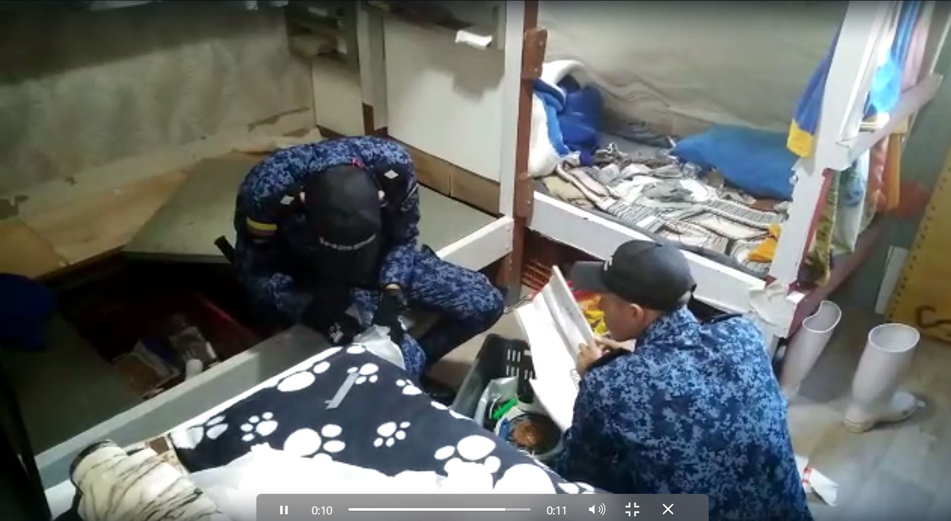 Operativo de Inspección en el Pabellón de Extraditables de la cárcel La Picota