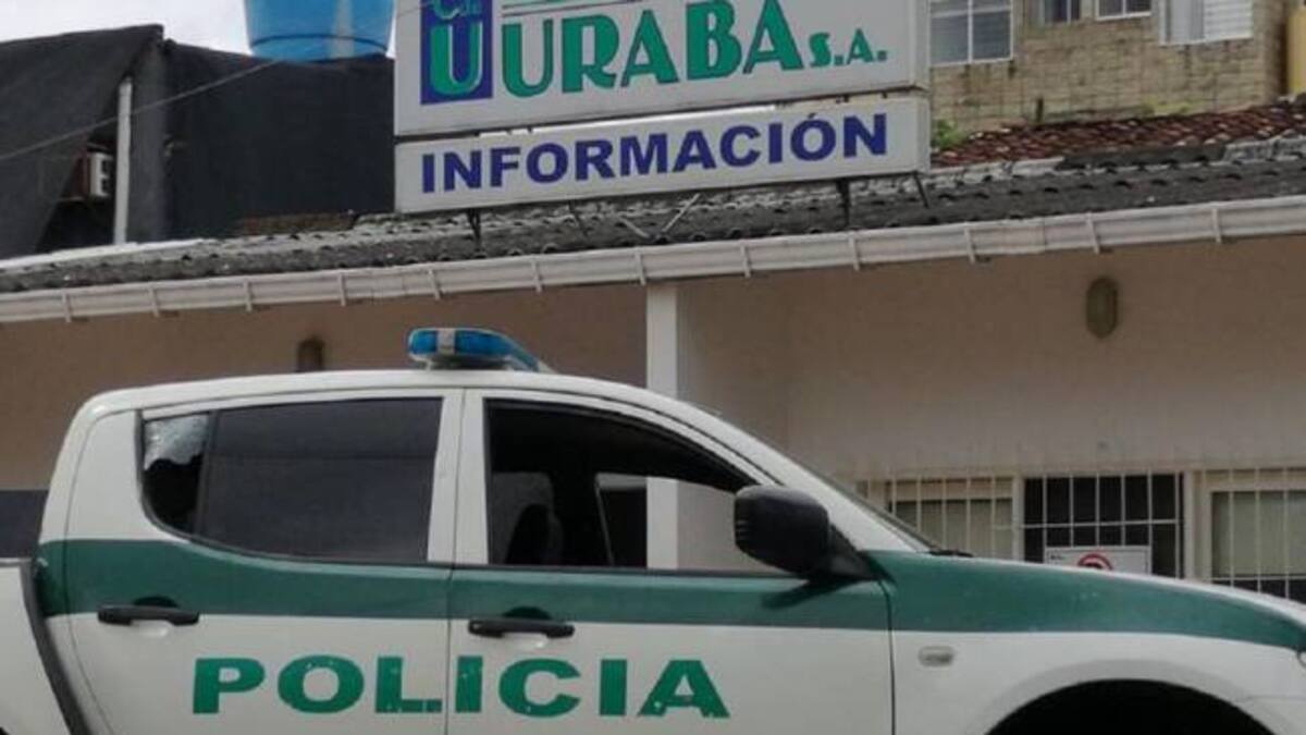 Investigan ataque a disparos contra una patrulla de la Policía en Apartadó, Antioquia