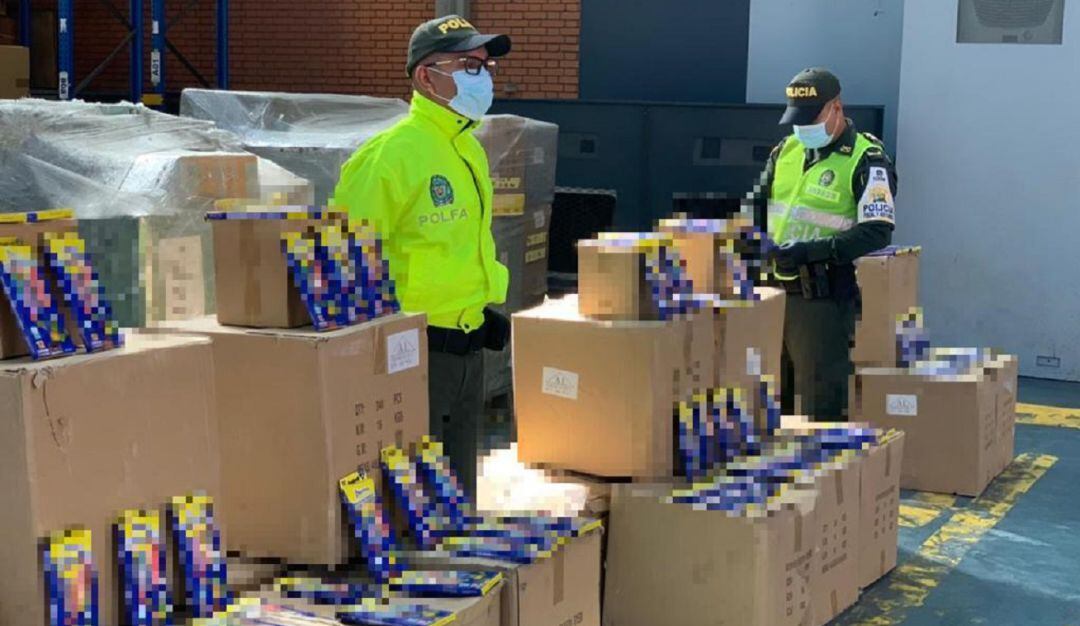 Se presume que la mercancía iba a ser repartida en varias zonas de comercio del país