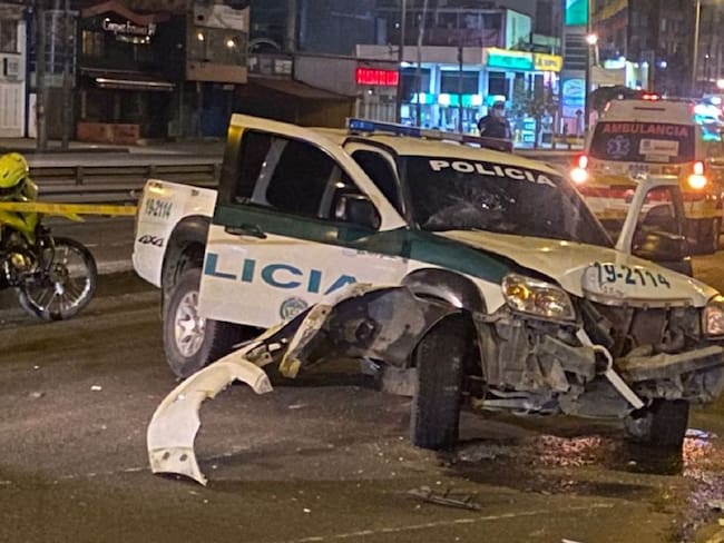 Borracho se roba patrulla de la Policía en Suesca y la trae hasta Bogotá