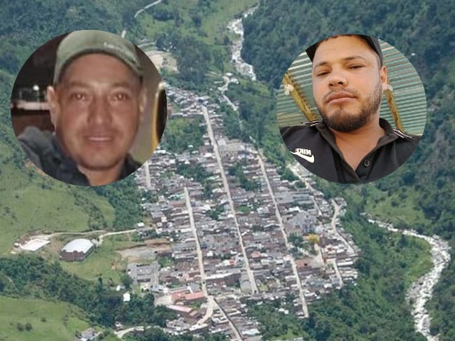 Alex Fernando Posada Durango y Jhon Hernan Durango desaparecidos en Briceño- foto cortesía