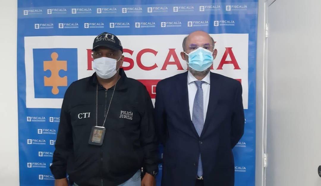Exmagistrado Francisco Ricaurte, condenado por el 'Cartel de la Toga' FOTO FISCALÍA