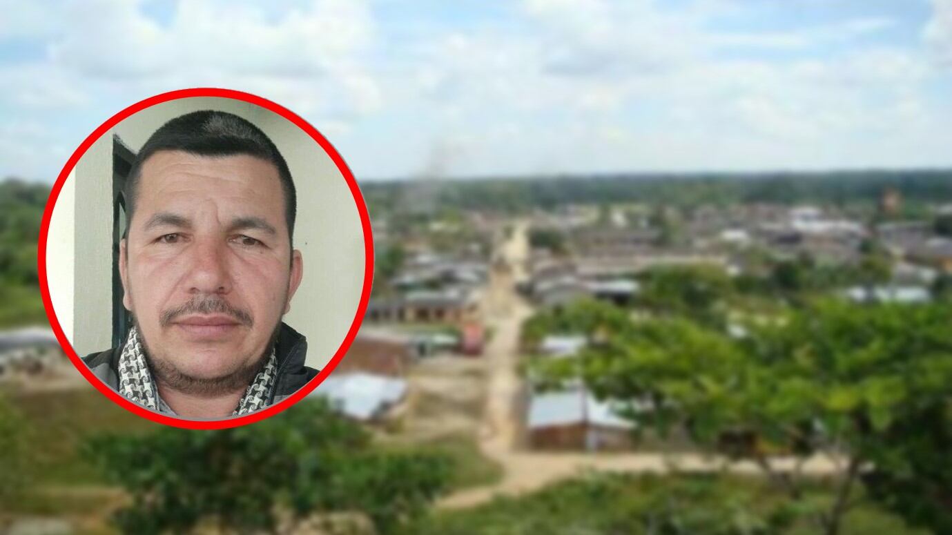 Daniel Andrés Rivas Prieto, de 40 años, era presidente de la vereda El Coqueto, de Puerto Caicedo.