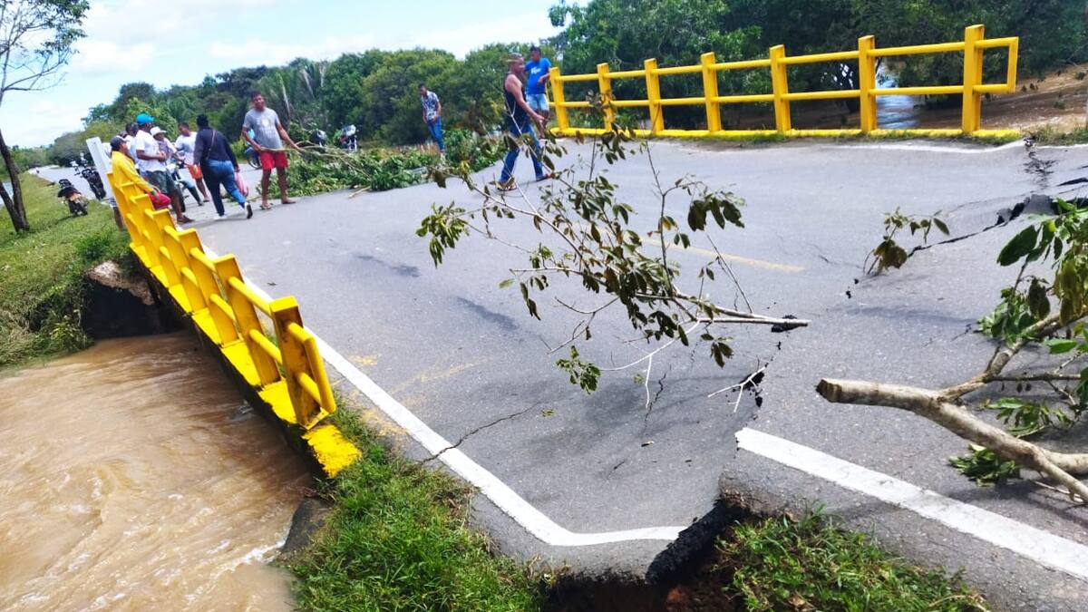 Gran parte de las vías terciarias del Magdalena se encuentran afectadas por lluvias