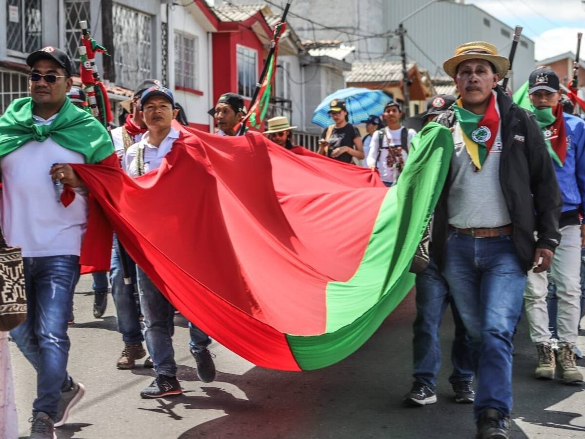 Indígenas del Cauca viajan a Bogotá para unirse a la marcha del 27 de septiembre