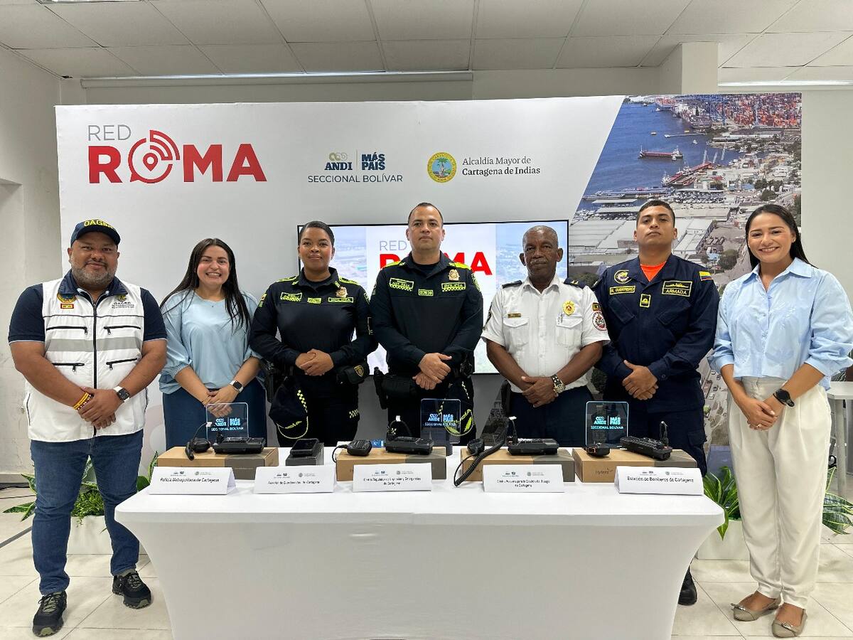 ANDI Bolívar fortalece la atención de emergencias en Cartagena con equipos de comunicación