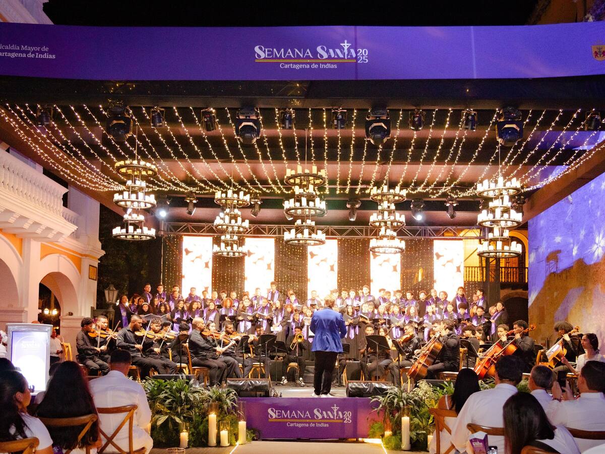 Masa Coral cerró Lucernario que dio inicio a Semana Santa en Cartagena