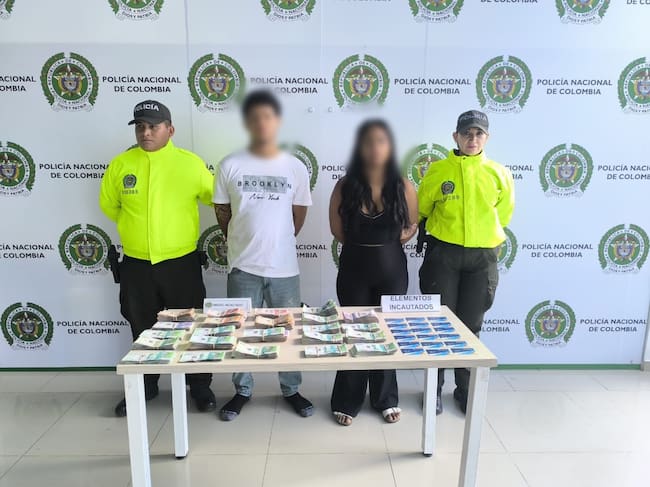 Capturada pareja de dominicanos en Cúcuta, señalada de lavado de activos. . / Foto: Mecuc.