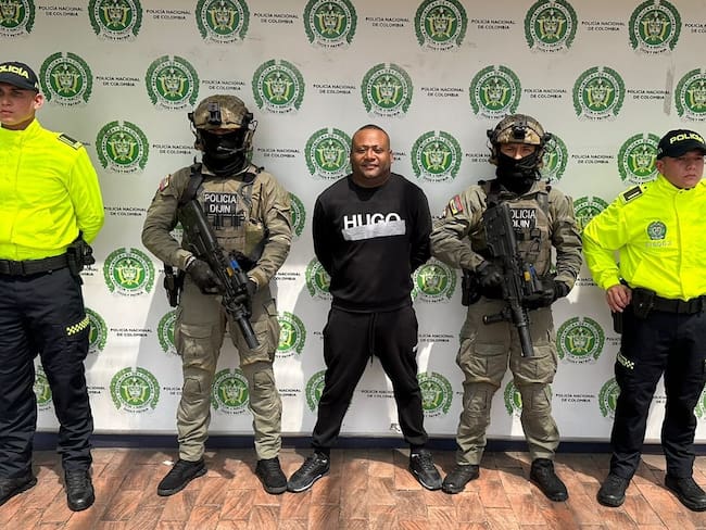 Alias Marquitos capturado en Turbo- foto Policía Nacional