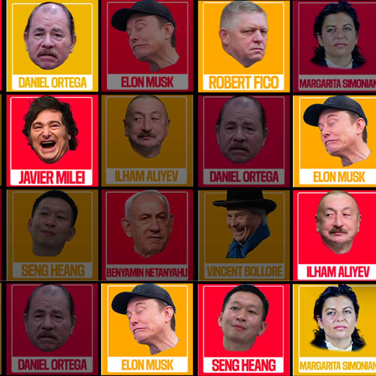 Milei, Maduro, Musk y Ortega entre los “34 depredadores de la prensa” según RSF