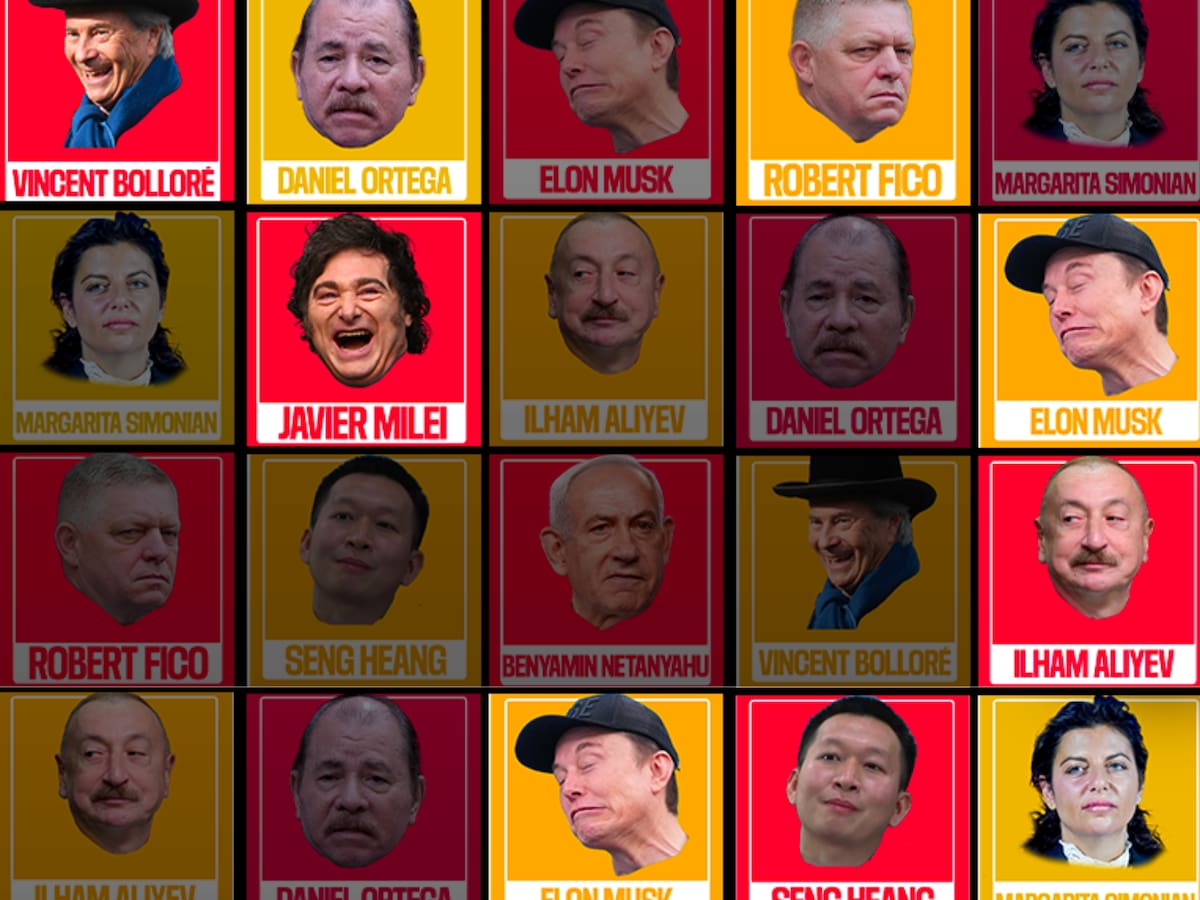 Milei, Maduro, Musk y Ortega entre los “34 depredadores de la prensa” según RSF